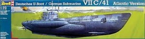 REVELL 1/72 德國 TYPE VIIC/41A